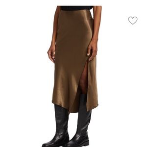 RAILS
Jada Asymmetric Satin Midi Skirt